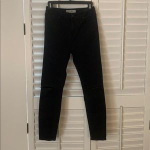High rise skinny jeans